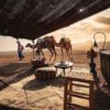 camel ride in Agafay desert
