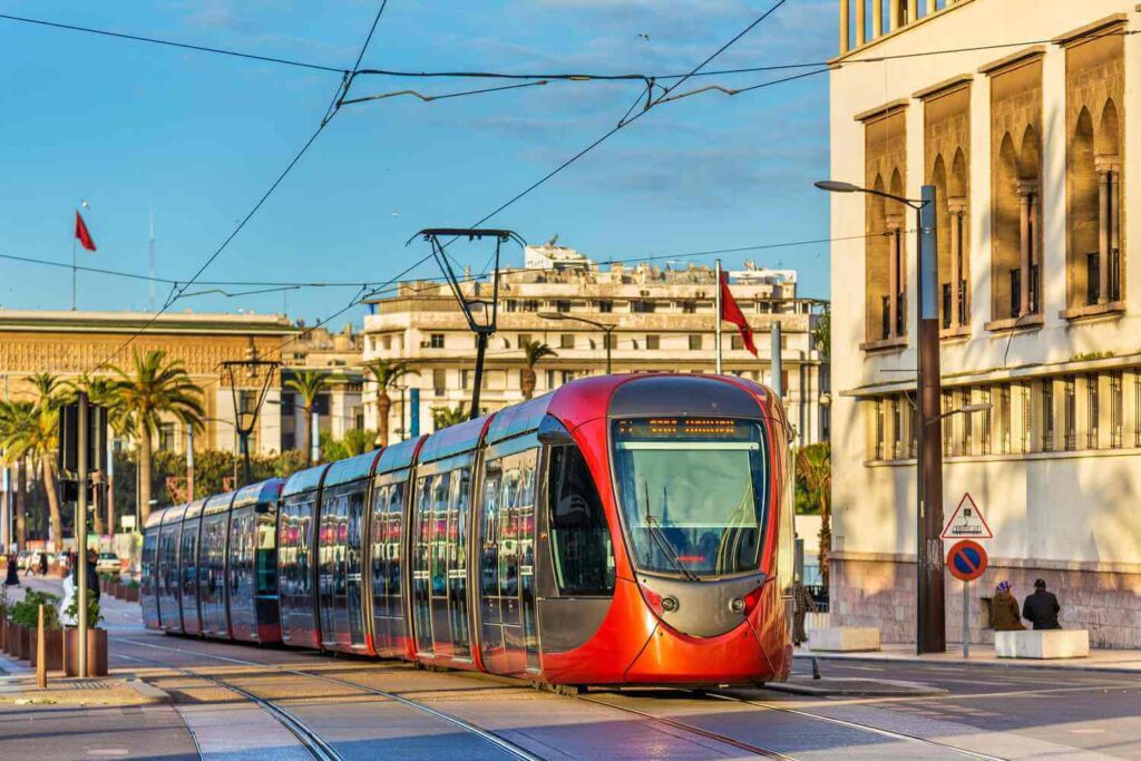 Casablanca tram public transport safety