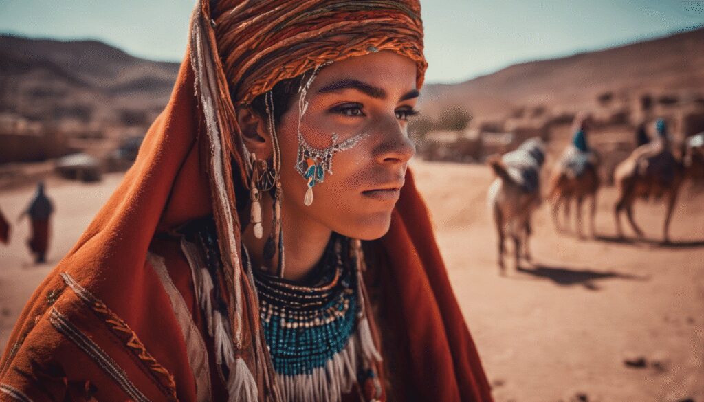 Moroccan people cultural portrait