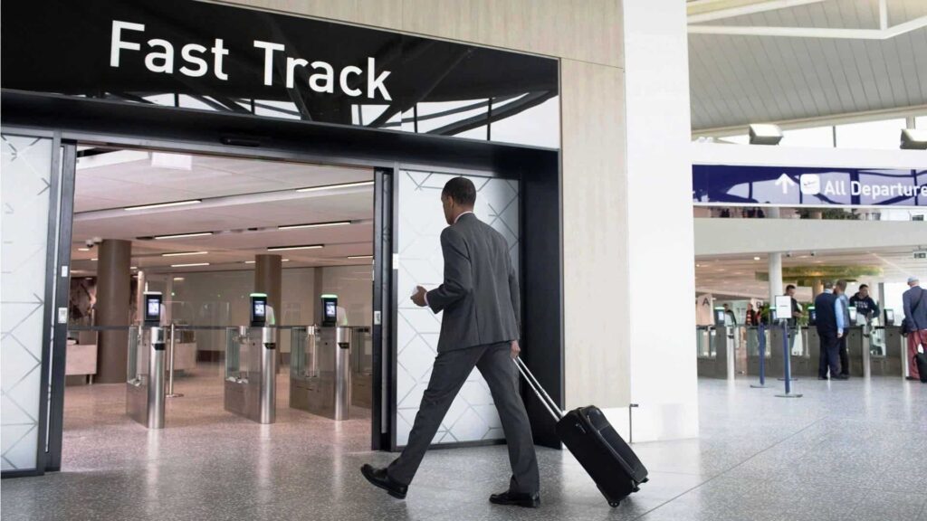 Fast track lane Marrakech airport