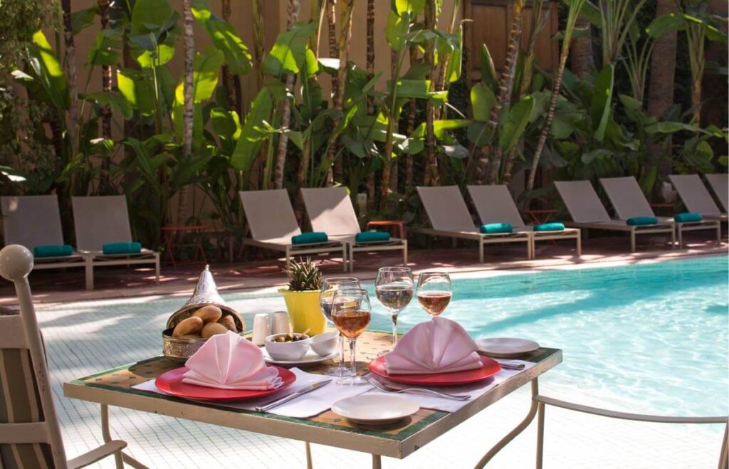 Comparing Marrakech pool day passes poolside 2026