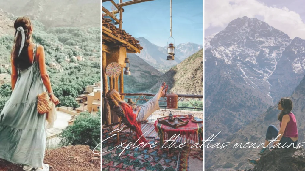 Atlas Mountains Morocco with mountain villages, scenic views, and hiking experiences