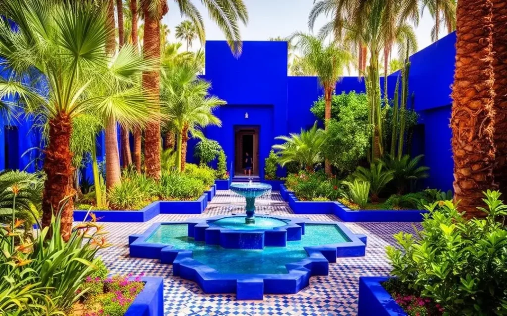 Jardin Majorelle entrance Marrakech