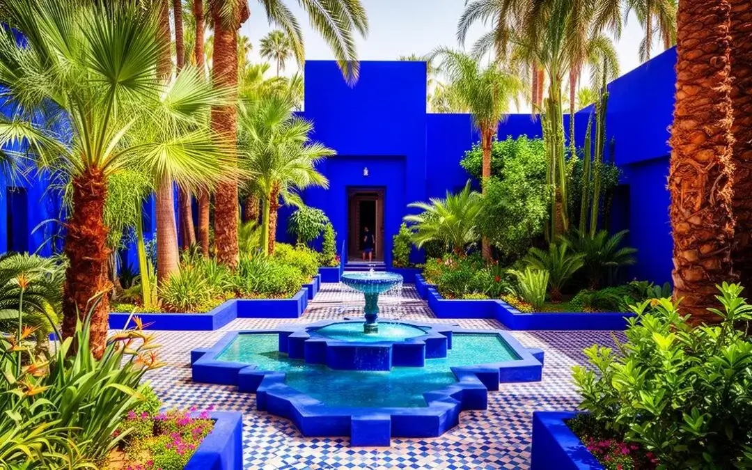 Jardin Majorelle entrance Marrakech