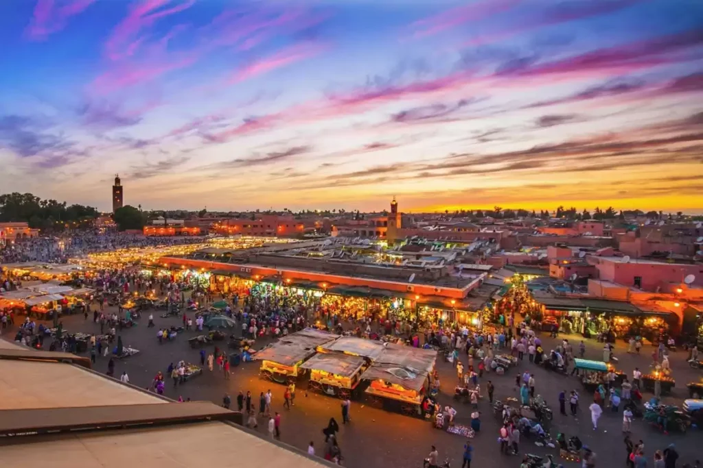 Jemaa el-Fna square Marrakech travel guide