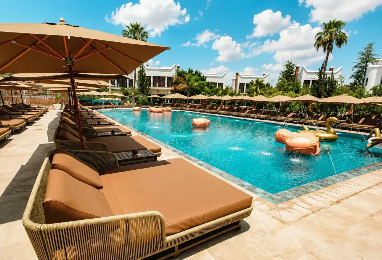 Luxury resort pool day pass Marrakech 2026