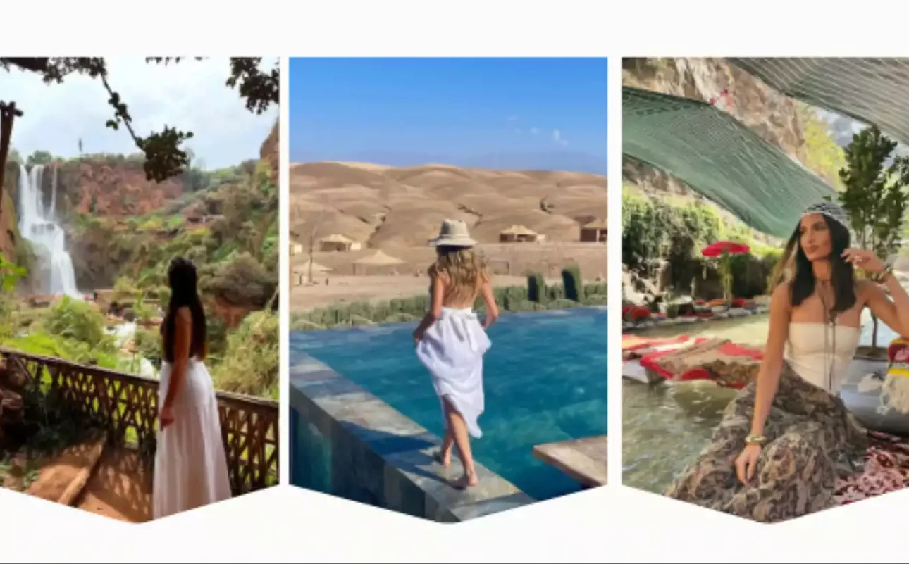Marrakech itinerary with day trips to Ouzoud, Agafay, Ourika Valley and Essaouira