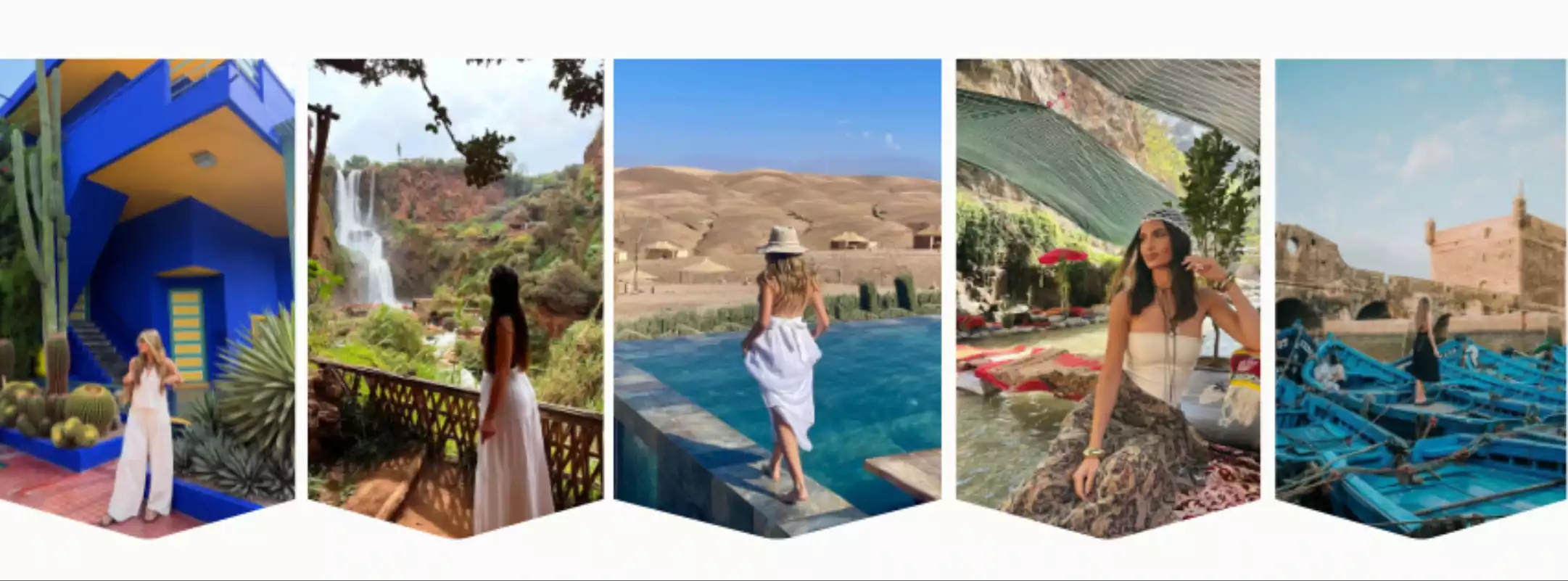 Marrakech itinerary with day trips to Ouzoud, Agafay, Ourika Valley and Essaouira